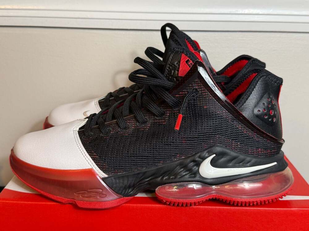 Nike LeBron 19 Low 'Bred' Basketball Shoes (DH1270-001)